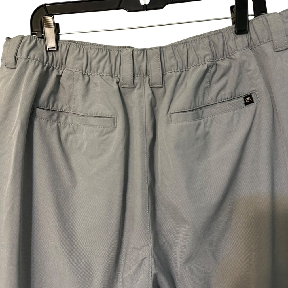 Banana Republic Mens Gray Flat Front Chino‎ Shorts Size 38 - Picture 8 of 13